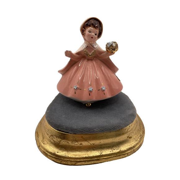 Rare Vintage Signed Josef Originals International Irish Girl With Gold Accents - Picture 3 of 12